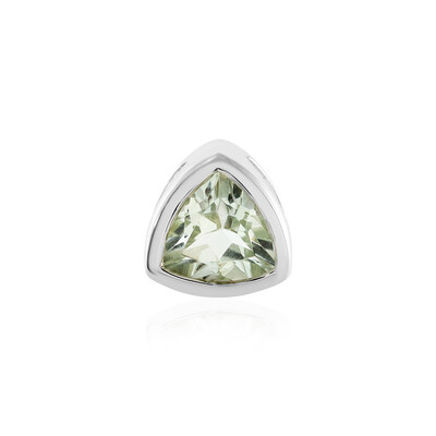 Colgante en plata con Amatista verde (MONOSONO COLLECTION)
