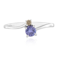 Anillo en plata con Tanzanita