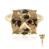 Anillo en oro con Turmalina neón del Congo (CIRARI)