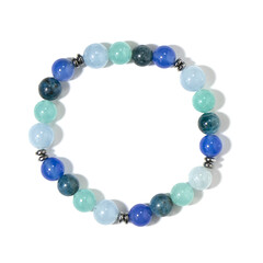 Brazalete con Ágata azul