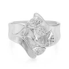 Anillo en plata con Topacio blanco