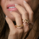 Anillo en plata con Rodolita (M de Luca)