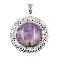Colgante en plata con Ópallo fluorita