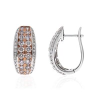 Pendientes en oro con Diamante rosa I1 (CIRARI)
