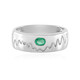 Anillo en plata con Esmeralda de Rusia (de Melo)
