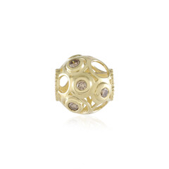 Colgante en oro con Diamante champán I2 (Ornaments by de Melo)