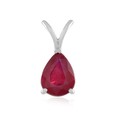 Colgante en plata con Rubí de Bemainty