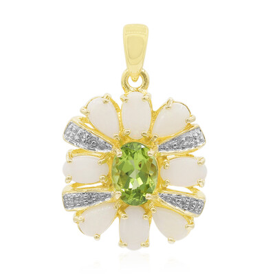 Colgante en plata con Peridoto