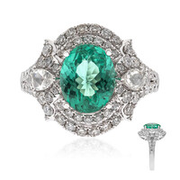 Anillo en oro con Turmalina Paraíba (CIRARI)