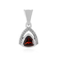 Colgante en plata con Granate de Mozambique