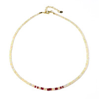 Collar en plata con Ópalo de Welo