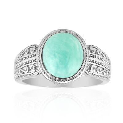 Anillo en plata con Amazonita