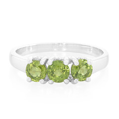 Anillo en plata con Zafiro de Mozambique