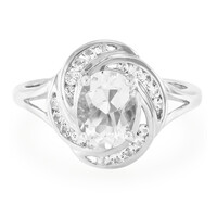 Anillo en plata con Petalita