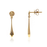 Pendientes en oro con Diamante VS2 (F) (de Melo)