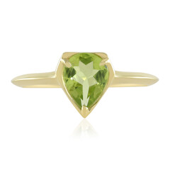 Anillo en plata con Peridoto