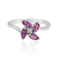 Anillo en plata con Rodolita