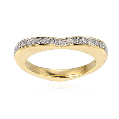 Anillo en latón con Diamante I3 (I) (Juwelo Style)