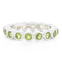 Anillo en plata con Peridoto