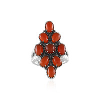 Anillo en plata con Ónix rojo (Desert Chic)