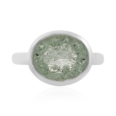 Anillo en plata con Amatista verde (MONOSONO COLLECTION)