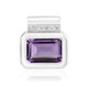Colgante en plata con Amatista de Bolivia (MONOSONO COLLECTION)