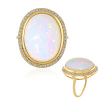 Anillo en oro con Ópalo de Welo