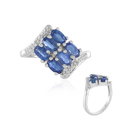 Anillo en plata con Cianita