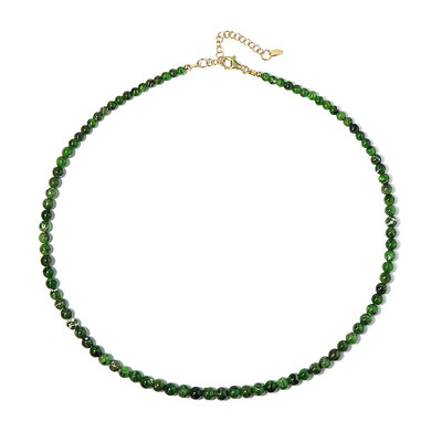 Collar en plata con Diópsido de Rusia