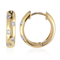 Pendientes en oro con Diamante IF (D)