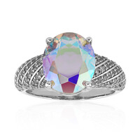 Anillo en plata con Cuarzo Rayo de luna