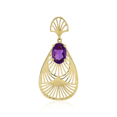 Colgante en oro con Amatista (Ornaments by de Melo)