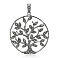 Colgante en plata con Marcasita