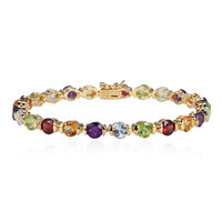 Brazalete en plata con Granate