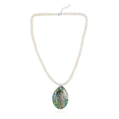 Collar en plata con Concha de Abalone (TPC)