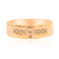 Anillo en oro con Diamante rosa de Francia de Argyle SI1