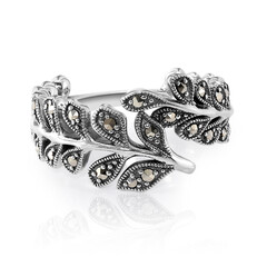 Anillo en plata con Marcasita