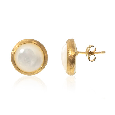 Pendientes en plata con Nácar (Joias do Paraíso)