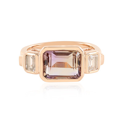 Anillo en plata con Ametrino