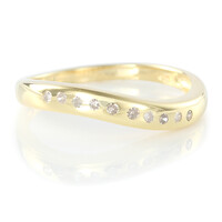 Anillo en plata con Diamante champán