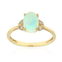 Anillo en oro con Ópalo Welo AAA