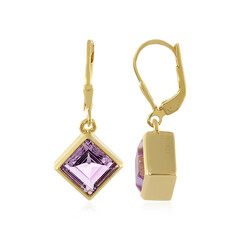 Pendientes en plata con Amatista Rosa de Francia