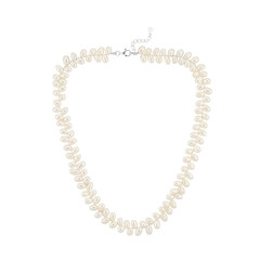 Collar en plata con Perla blanca Freshwater (TPC)