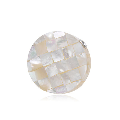 Colgante en plata con Nácar (MONOSONO COLLECTION)