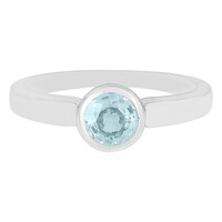 Anillo en plata con Zircón de Ratanak Kirí