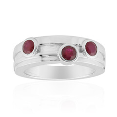 Anillo en plata con Rubí de Birmania (Pallanova)