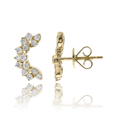 Pendientes en oro con Diamante I1 (H)  (CIRARI)
