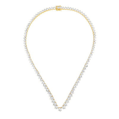 Collar en oro con Danburita
