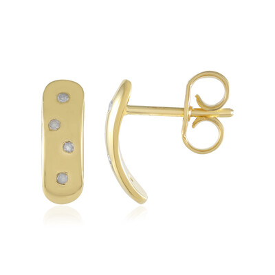 Pendientes en plata con Diamante I2 (I)