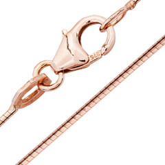 Cadena en oro rosa 9K 45 cm - 2,6 g